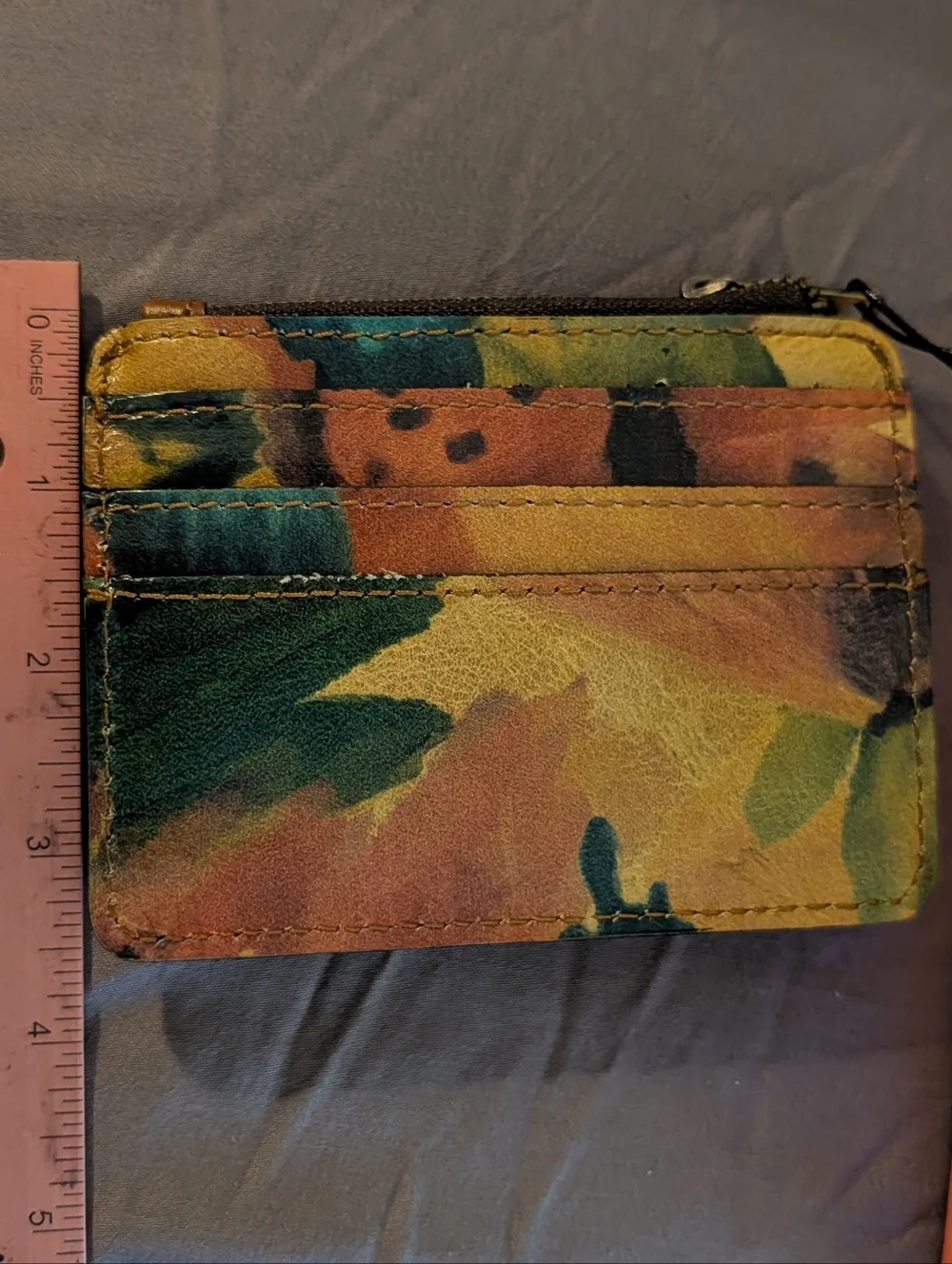 Patricia Nash Cassis in Watercolor Butterfly Small Folding Card Wallet